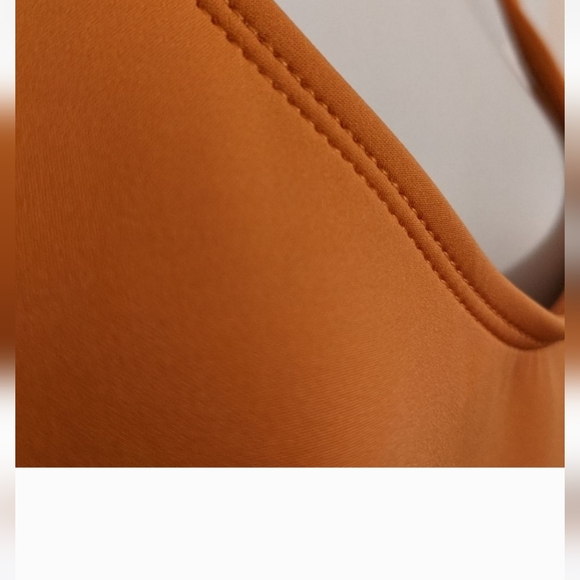 Nwt DIPPIN' DAISY'S scuba open back one piece swimwear orange size L - Picture 3 of 6